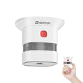 Detectores de Humo HEIMAN, Detector de Humo Interconectado a Pilas, Certificado UL 2034 5th, Alarma CO Inalámbrica Pequeña Mini para Hogar Alquiler Apartamento/C1-R 1 Pack