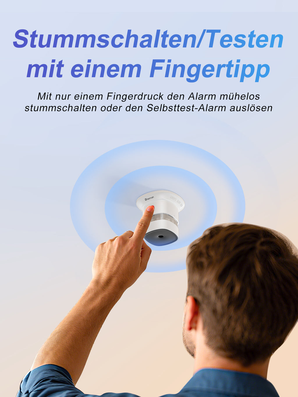 Detectores de Humo HEIMAN, Detector de Humo Interconectado a Pilas, Certificado UL 2034 5th, Alarma CO Inalámbrica Pequeña Mini para Hogar Alquiler Apartamento/C1-R 1 Pack
